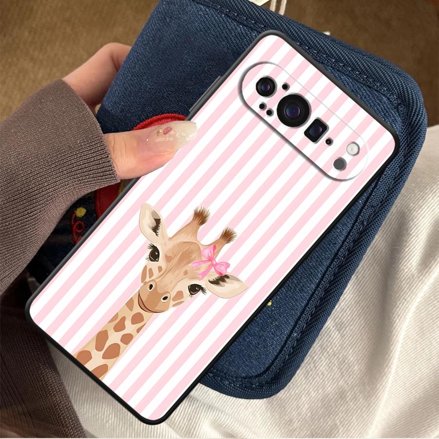 Google Pixel 9 Pro - Cartoon Giraffe Funda Phone Cover Case