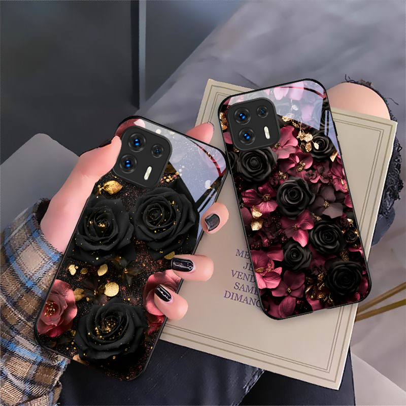 Phone Cases For Motorola - Wine red flower petals For Motorola