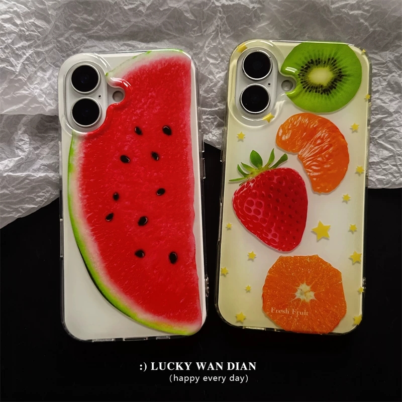Phone Cases Orange - Summer Full Screen Fruits Strawberry Kiwi