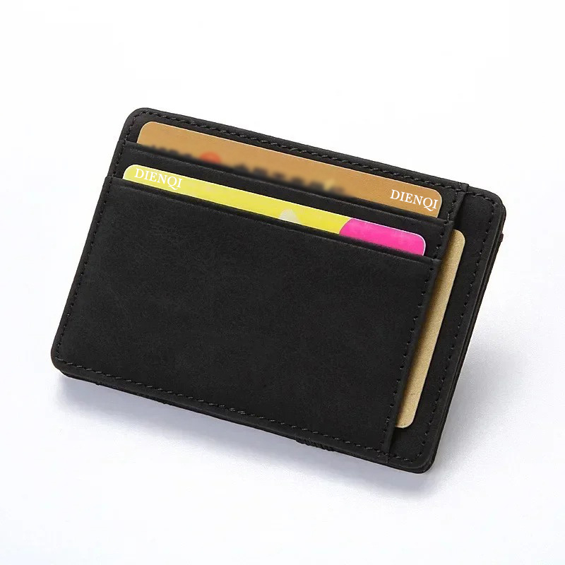 PU Leather Magic Wallet Men Bu - Card Holder Slim Case recension och pris