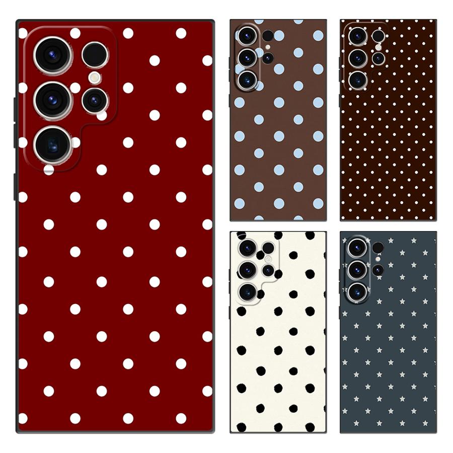 Retro Polka Dots Funda Phone C - Phone Cases Polka Dot recension och pris