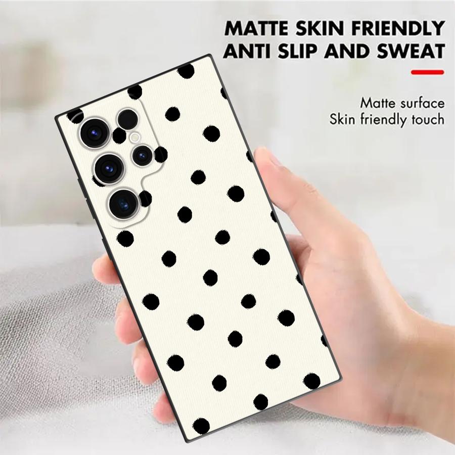 Retro Polka Dots Funda Phone C - Phone Cases Polka Dot recension och pris