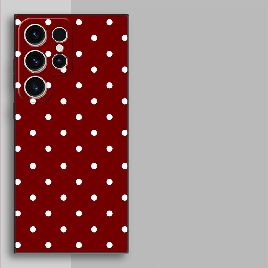Retro Polka Dots Funda Phone C - Phone Cases Polka Dot recension och pris
