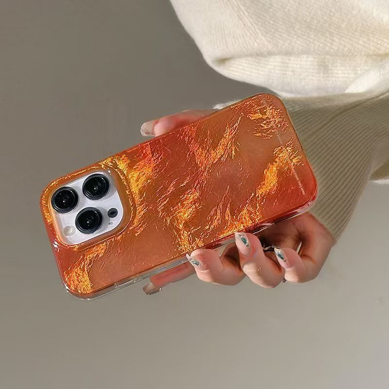 INS Orange Gradient Vortex Pat - Phone Cases Orange recension och pris