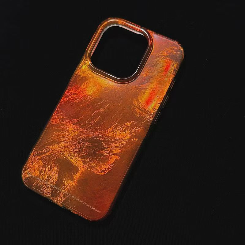 INS Orange Gradient Vortex Pat - Phone Cases Orange recension och pris