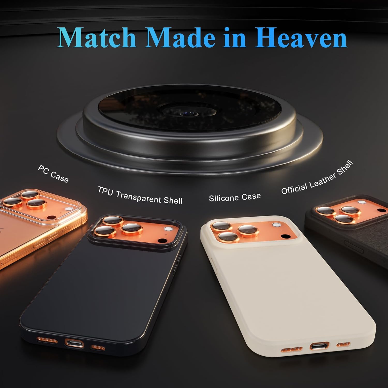 Cosmic Orange Camera Lens Prot - Phone Cases Orange recension och pris