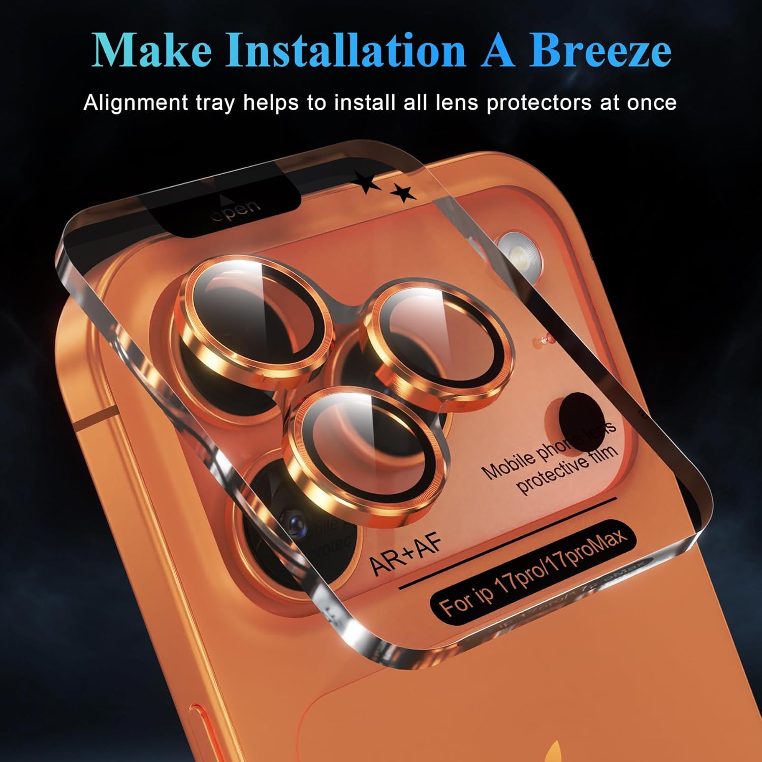 Cosmic Orange Camera Lens Prot - Phone Cases Orange recension och pris