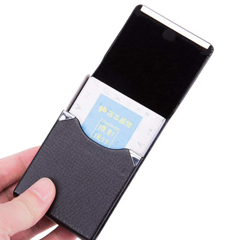 1 PC Business Card Holder Case - Card Holder Slim Case recension och pris
