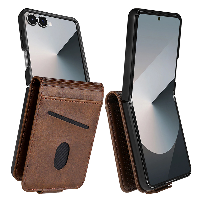 Leather Cards Solt Holder Wall - Card Holder Slim Case recension och pris