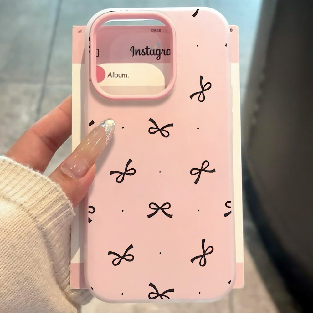 Cute Bow Polka Dot INS Phone C - Phone Cases Polka Dot recension och pris