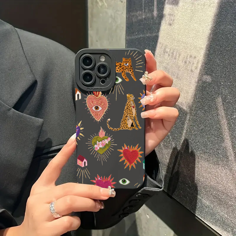 Floral Leopard Eyes Phone Case - Phone Cases Arc recension och pris
