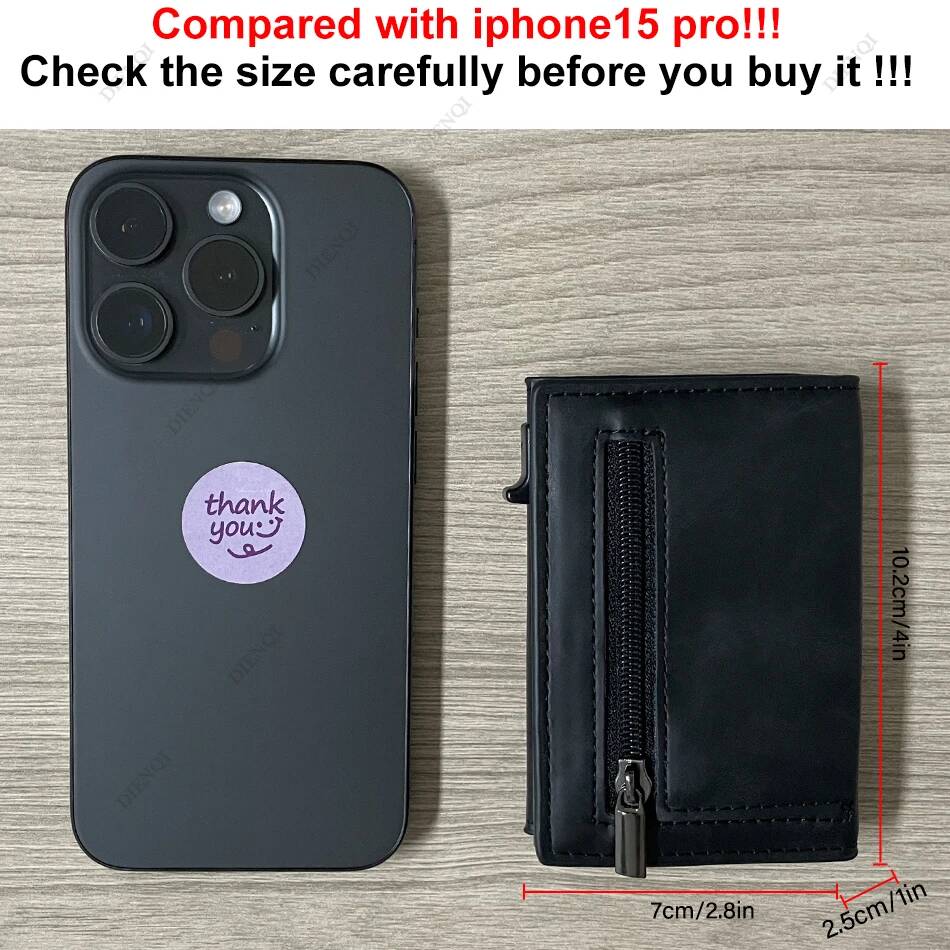 OUIO Rfid Credit Card Holder W - Card Holder Slim Case recension och pris