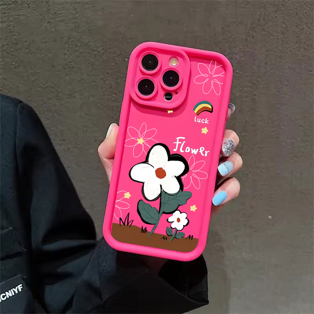 Lucky Cartoon Flower Soft TPU  - Phone Cases Drop Proof recension och pris