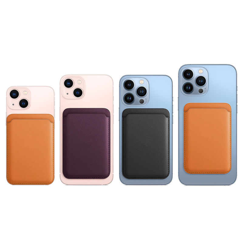 Leather Card Wallet Cover Phon - Card Holder Slim Case recension och pris