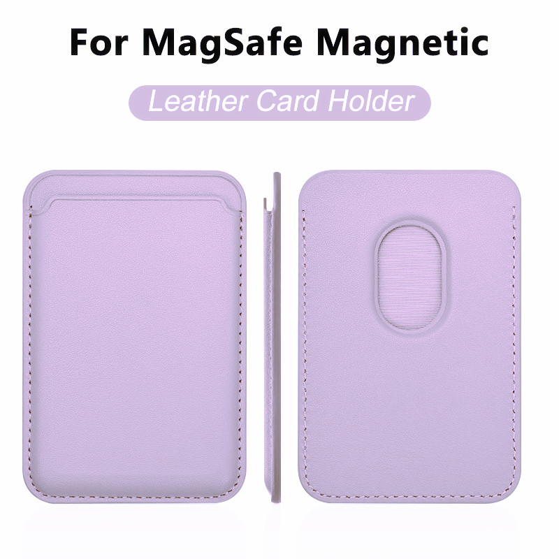 Leather Card Wallet Cover Phon - Card Holder Slim Case recension och pris