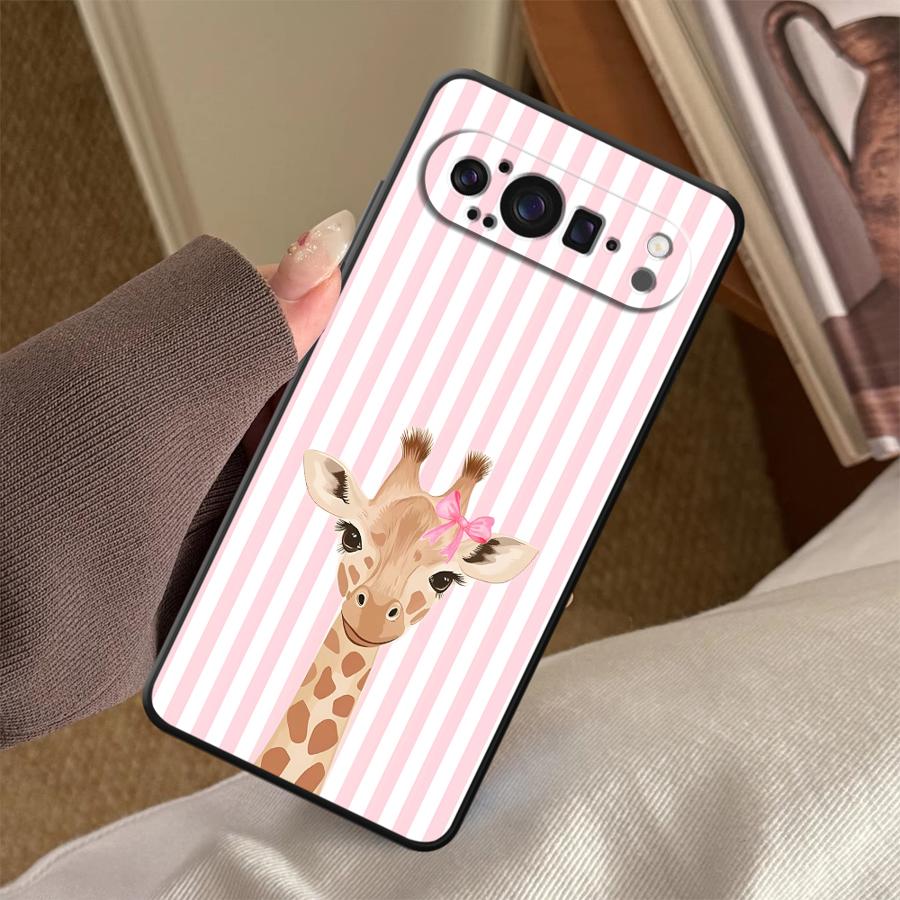 Cartoon Giraffe Funda Phone Co - Google Pixel 9 Pro recension och pris