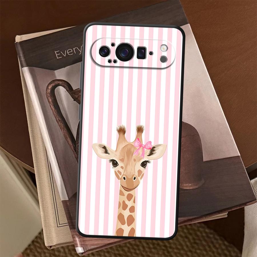 Cartoon Giraffe Funda Phone Co - Google Pixel 9 Pro recension och pris