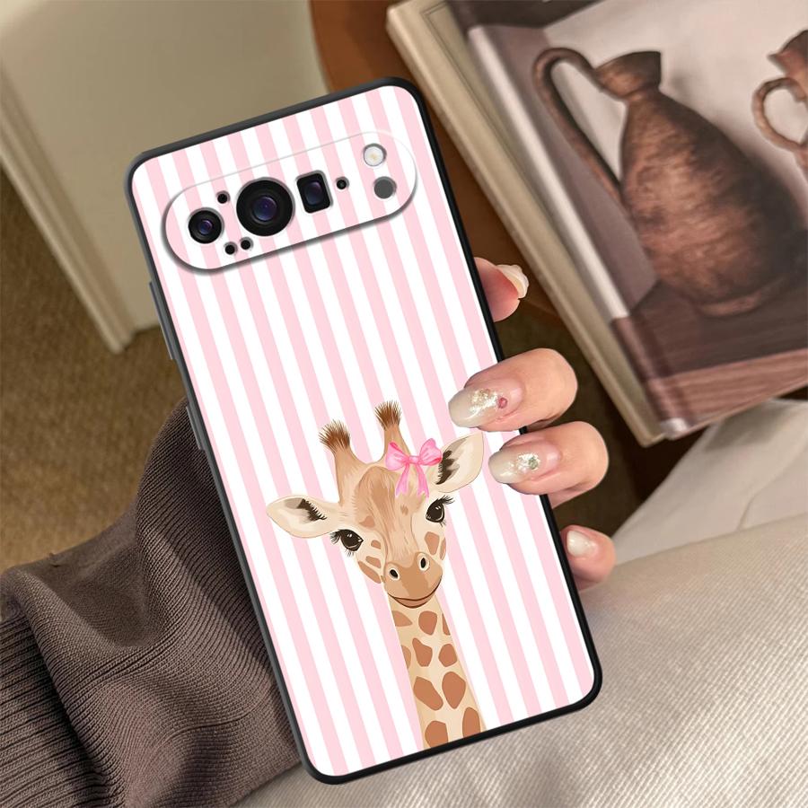 Cartoon Giraffe Funda Phone Co - Google Pixel 9 Pro recension och pris