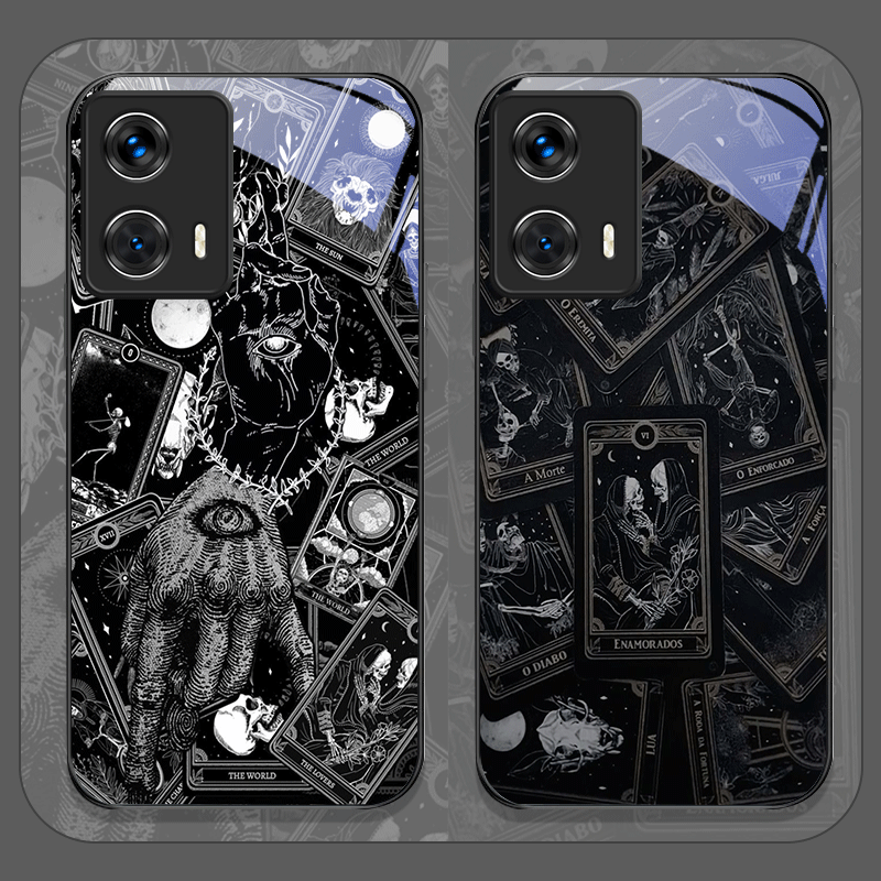 Vintage Gothic Tarot Cards Pri - Phone Cases For Motorola recension och pris