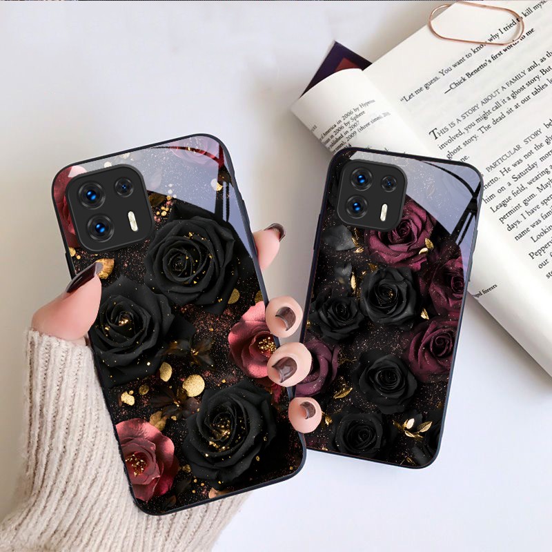 Wine red flower petals For Mot - Phone Cases For Motorola recension och pris