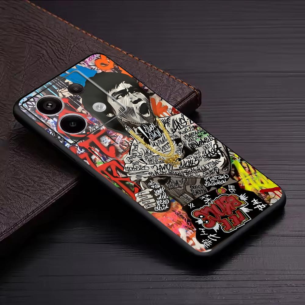 Banksy Graffiti Art  Phone Cas - Phone Cases Xiaomi Redmi 12 recension och pris