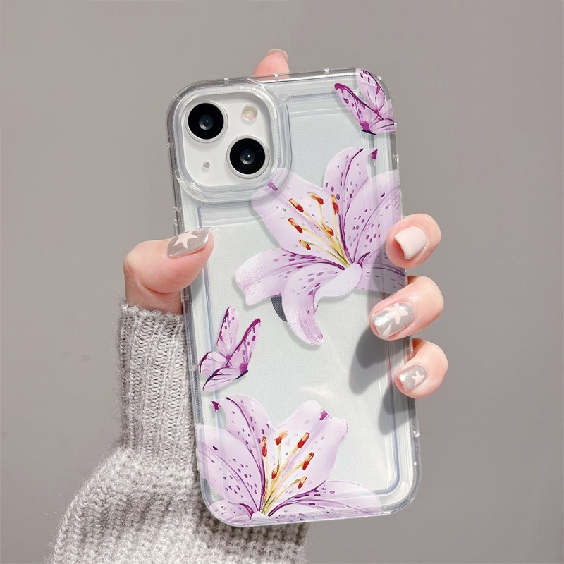 Flower Lily Phone Case For iPh - Phone Cases Best recension och pris