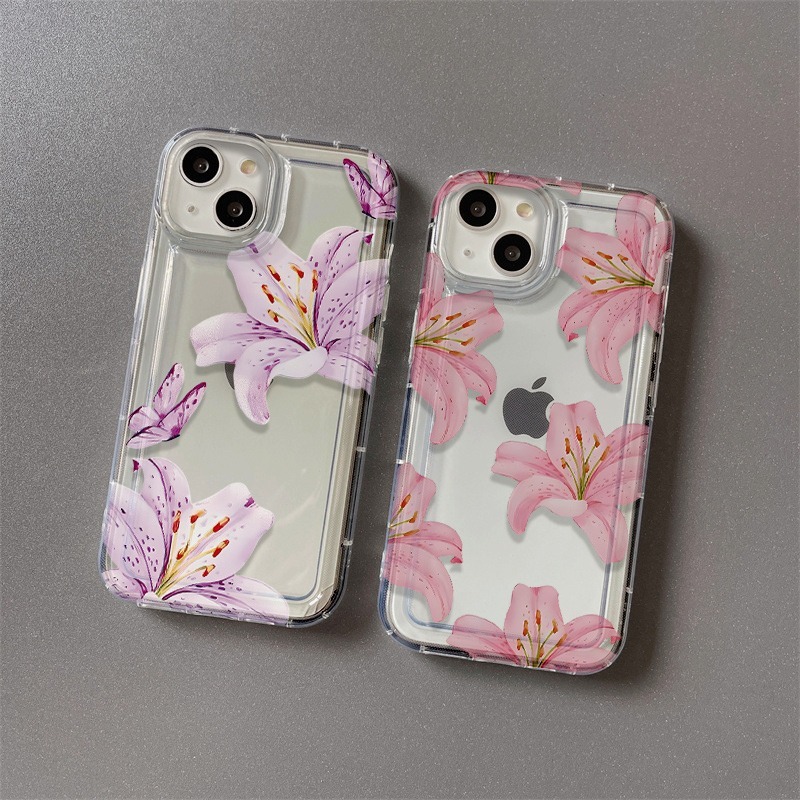 Flower Lily Phone Case For iPh - Phone Cases Best recension och pris