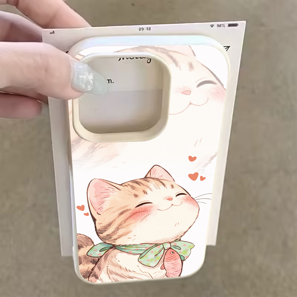 Orange Cat Fish Heart Phone Ca - Phone Cases Orange recension och pris