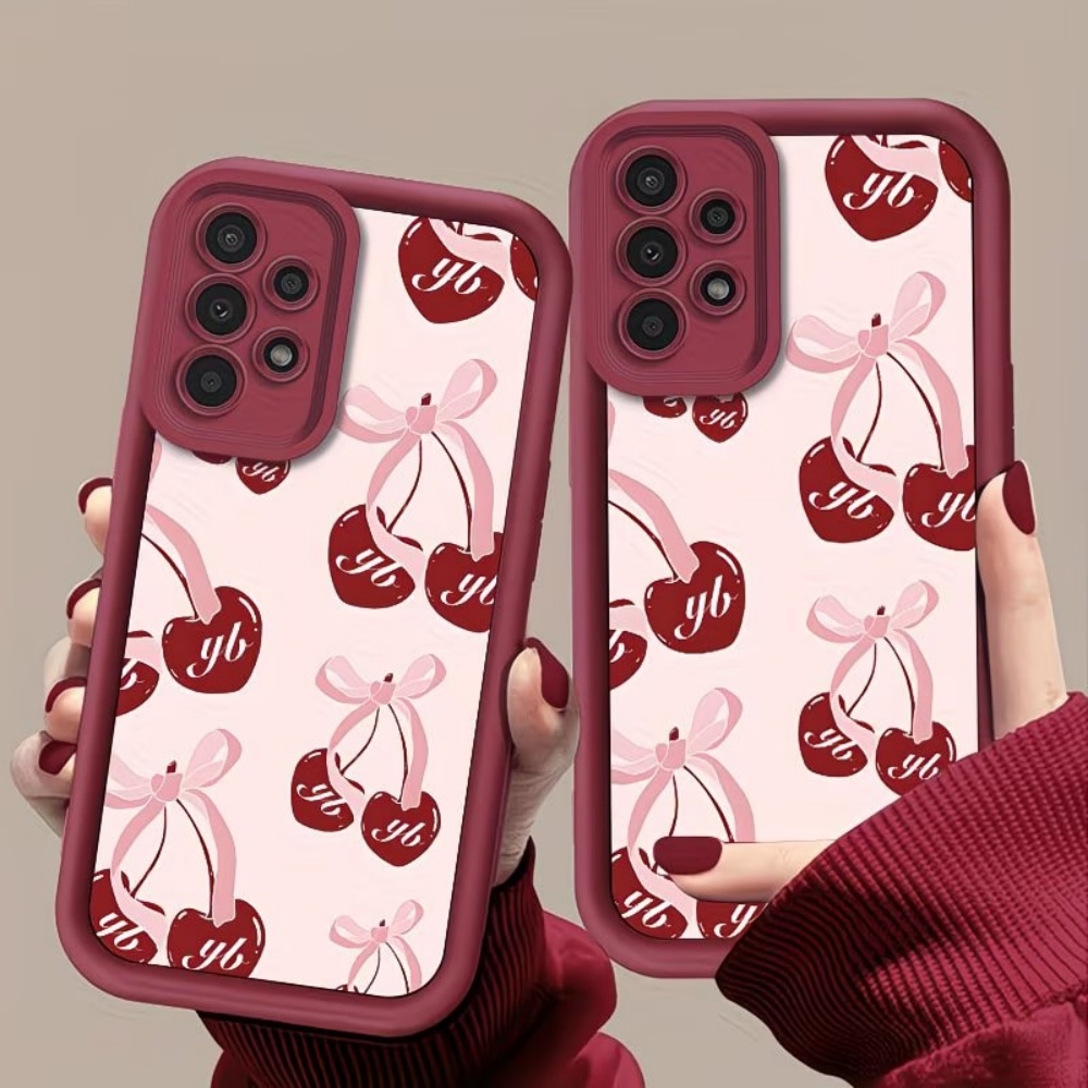Hot Sale Cherry Bow Soft Anti- - Phone Cases Cherry recension och pris