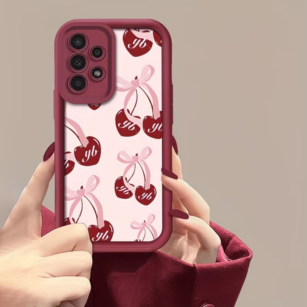 Hot Sale Cherry Bow Soft Anti- - Phone Cases Cherry recension och pris