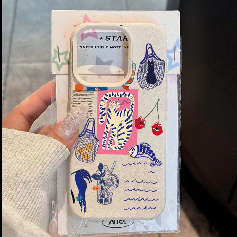 Cute Cherry Cat Print Phone Ca - Phone Cases Cherry recension och pris