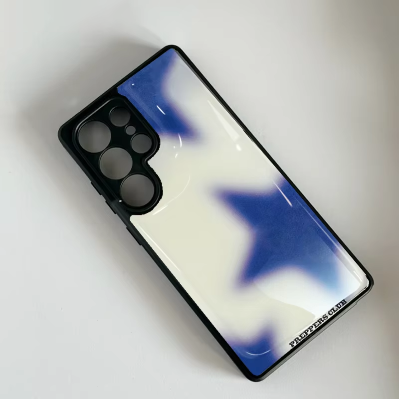 Korean Ins Blue star gradient  - Phone Cases Blue recension och pris