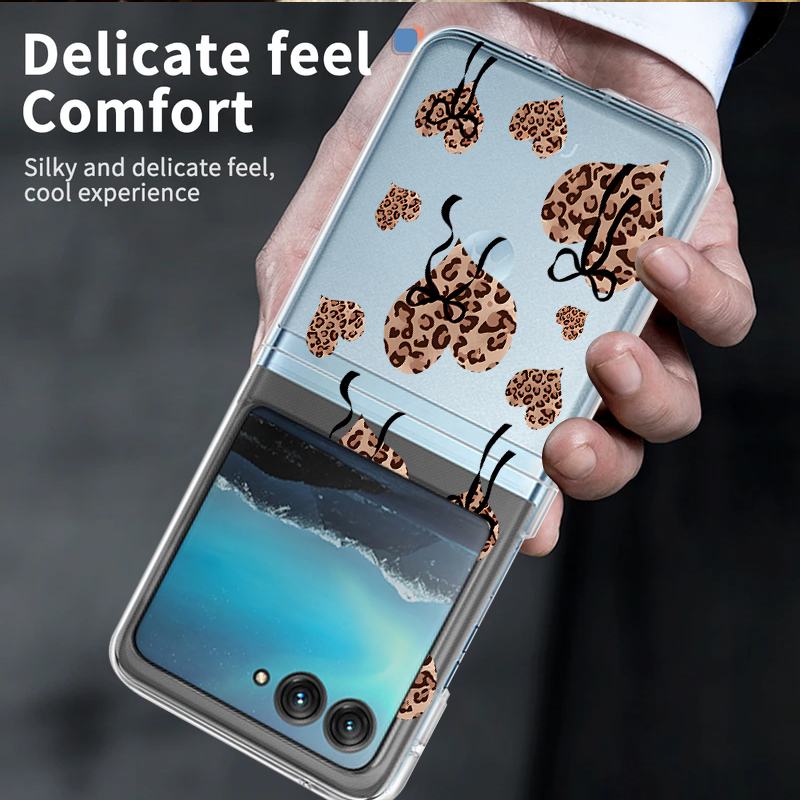 Leopard Print Hearts Pattern C - Phone Cases For Motorola recension och pris