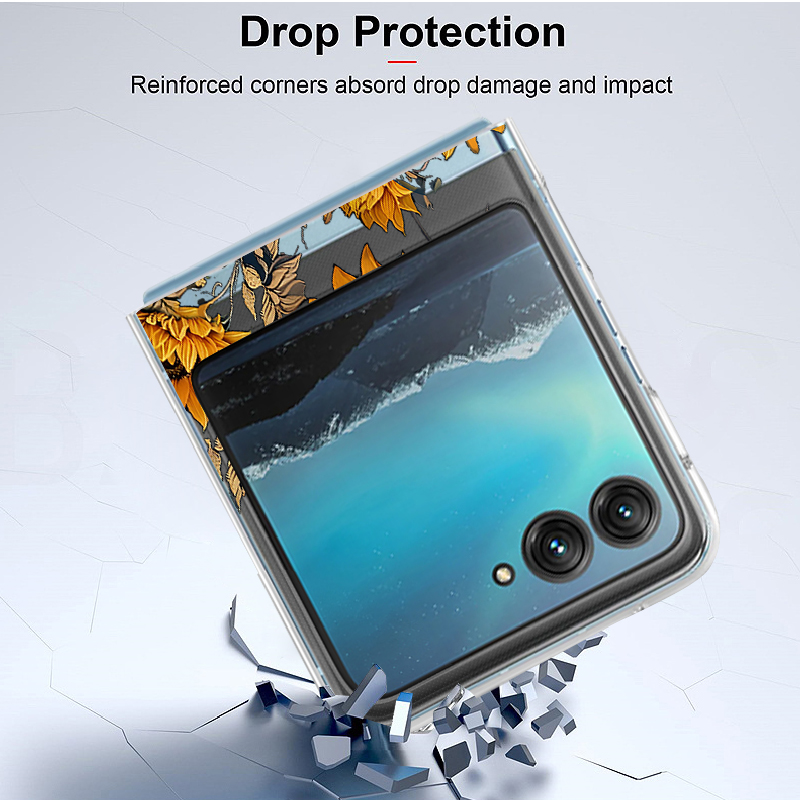 Sunflowers Pattern Clear Phone - Phone Cases For Motorola recension och pris