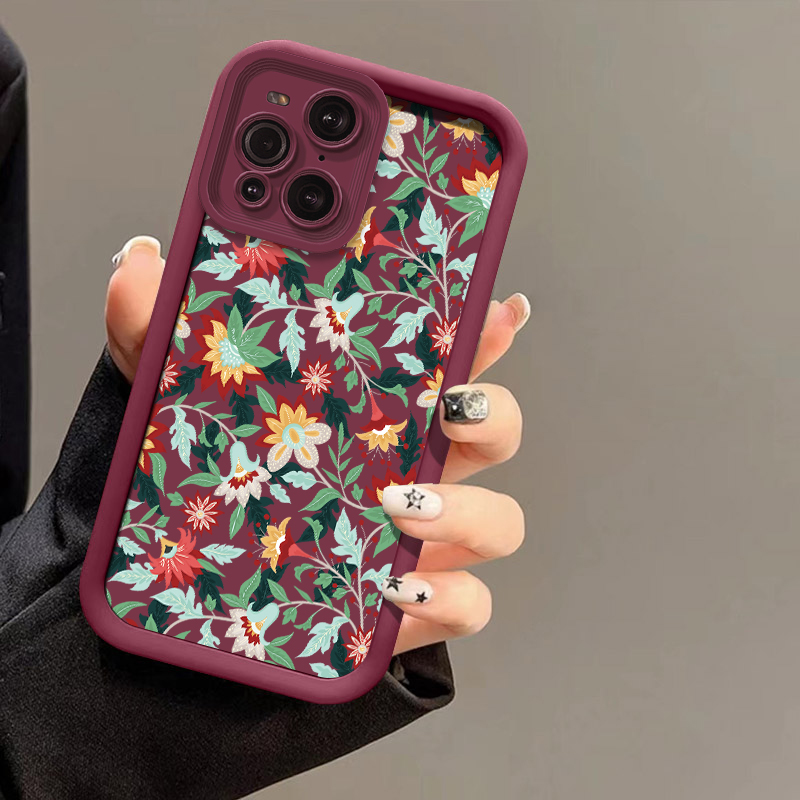 Flower Print Phone Case For Mo - Phone Cases For Motorola recension och pris
