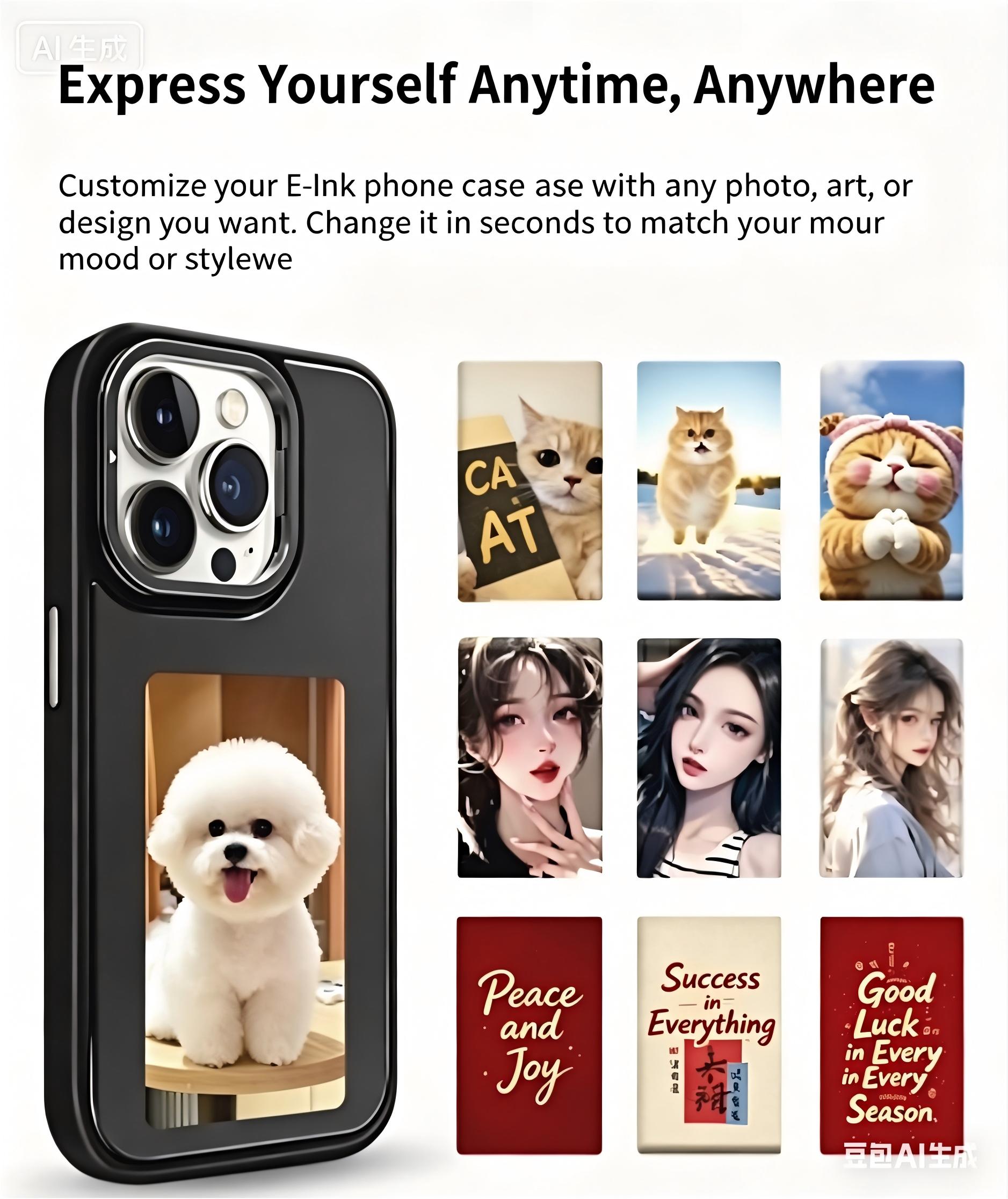 NFC Smart E-ink Phone Case DIY - Phone Cases Personalised recension och pris