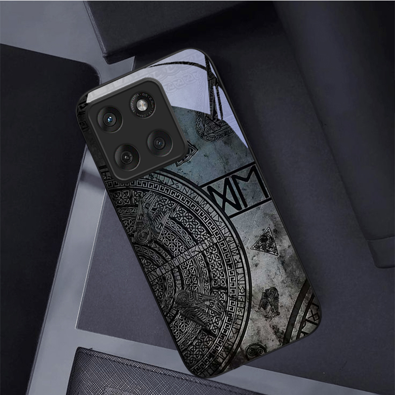 Ancient Norse Codex Black Glas - Phone Cases For Motorola recension och pris