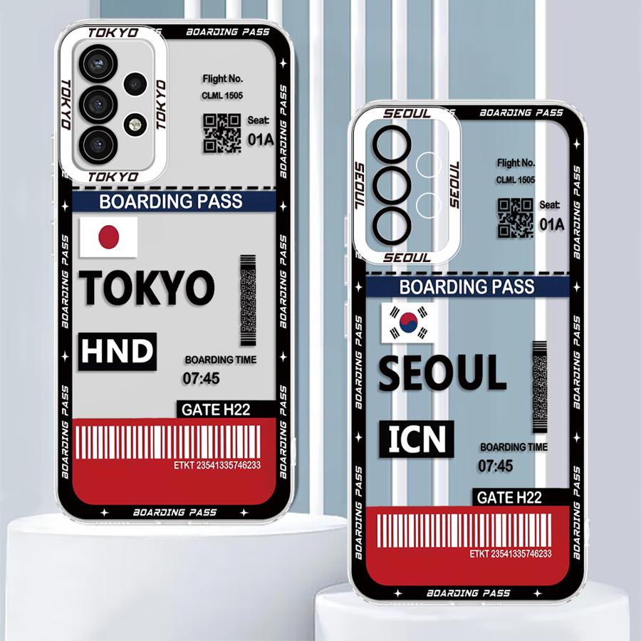Tokyo Seoul Boarding Pass Soft - Phone Cases Tokyo recension och pris