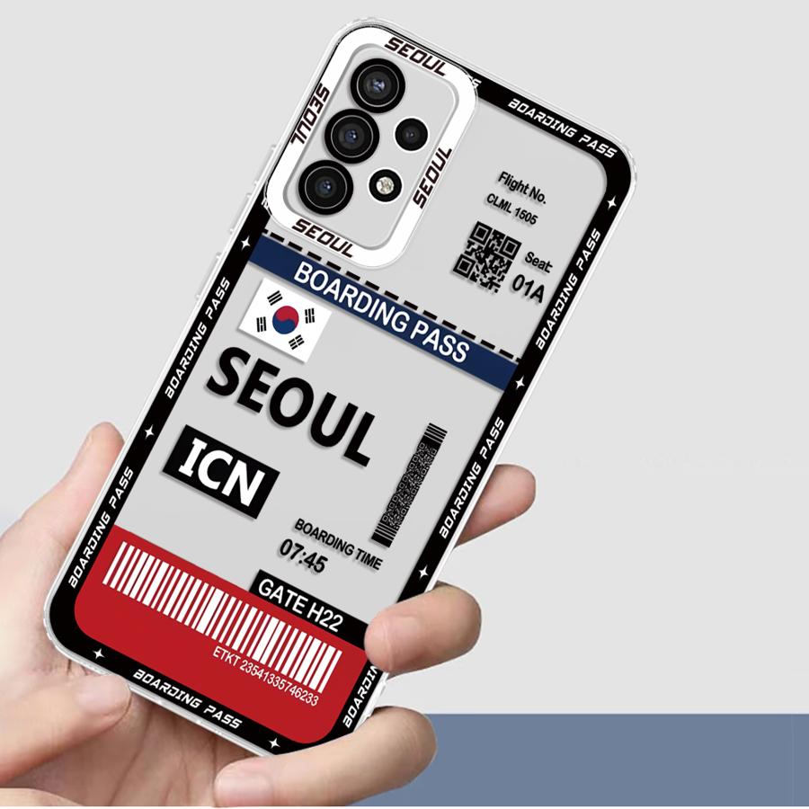 Tokyo Seoul Boarding Pass Soft - Phone Cases Tokyo recension och pris