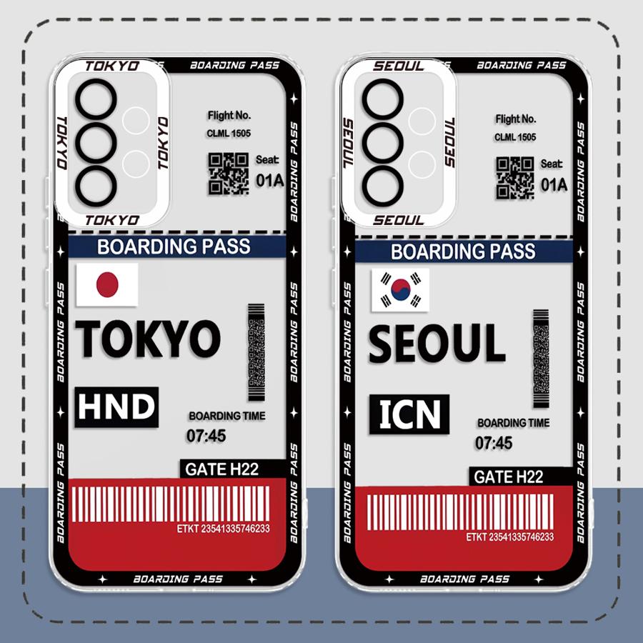 Tokyo Seoul Boarding Pass Soft - Phone Cases Tokyo recension och pris