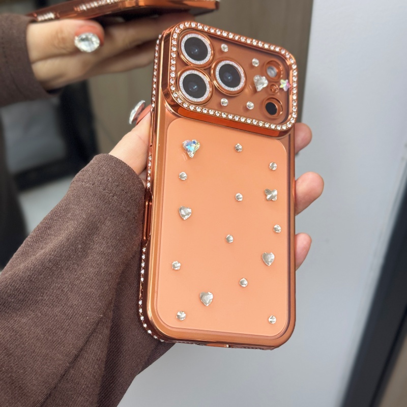 Handmade Jewelled Crystal Plat - Phone Cases Orange recension och pris