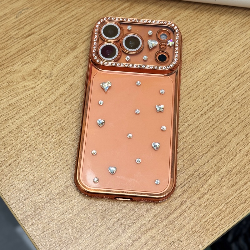 Handmade Jewelled Crystal Plat - Phone Cases Orange recension och pris