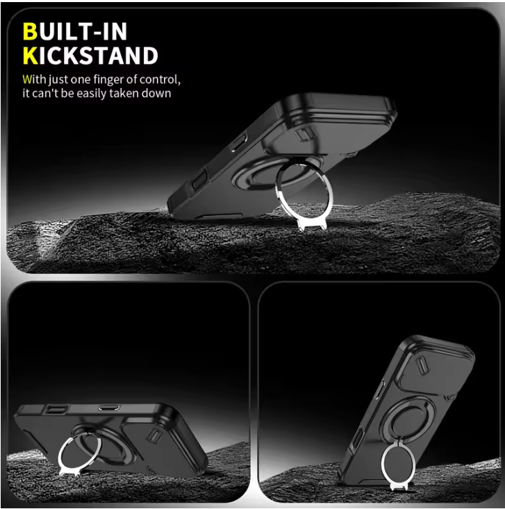 Armor Shockproof Magnetic Ring - Phone Cases Orange recension och pris