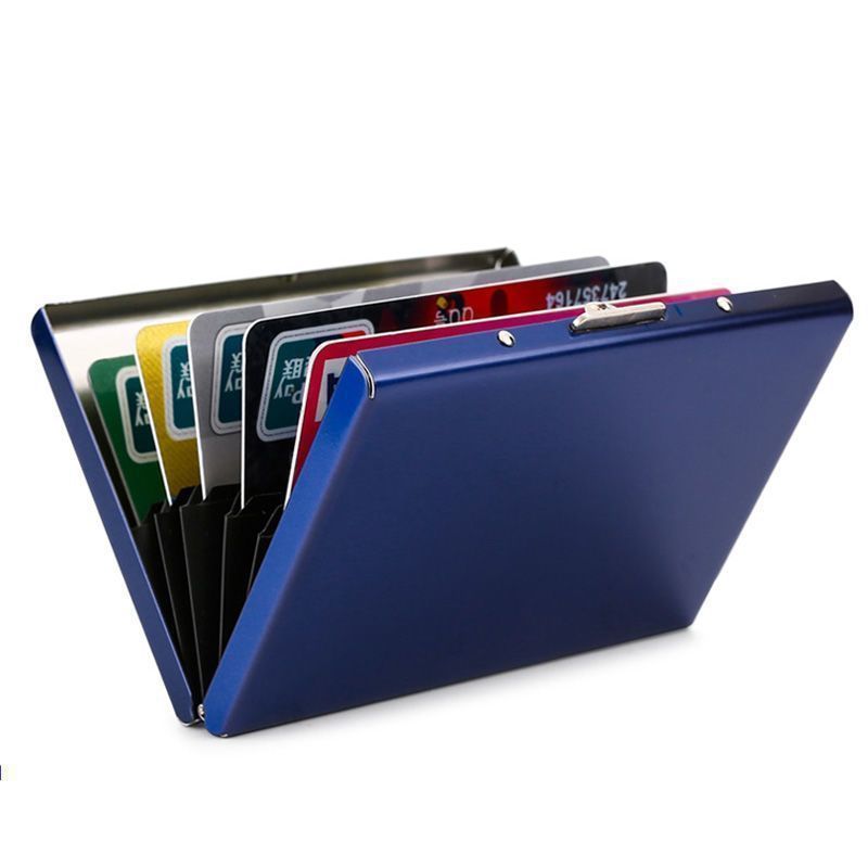 OUIO ​RFID Blocking Stainless  - Card Holder Slim Case recension och pris