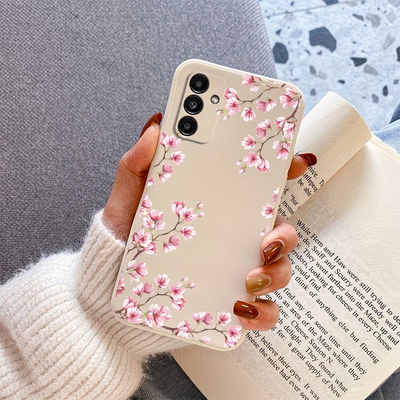 Pink Cherry Blossom Branch Pri - Phone Cases Cherry recension och pris