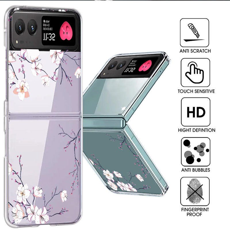 White Flowers Pattern Phone Ca - Phone Cases For Motorola recension och pris