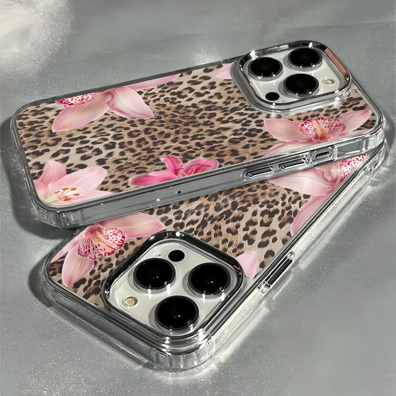 Leopard Print Lily Flower Tran - Phone Cases Best recension och pris