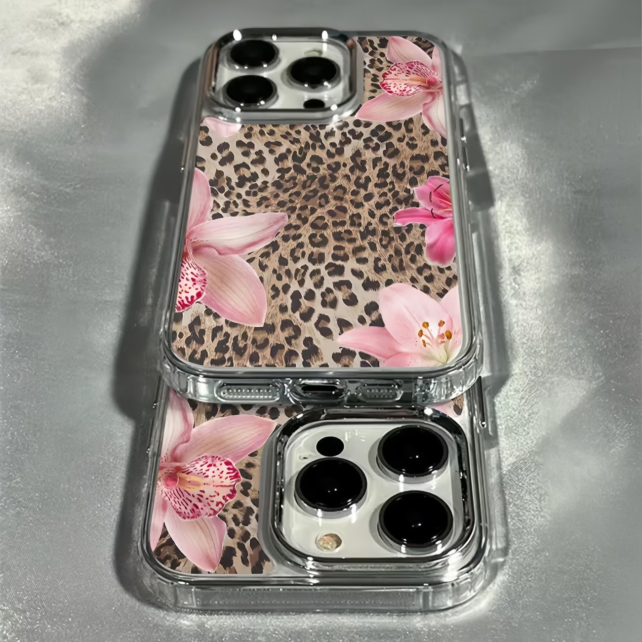 Leopard Print Lily Flower Tran - Phone Cases Best recension och pris