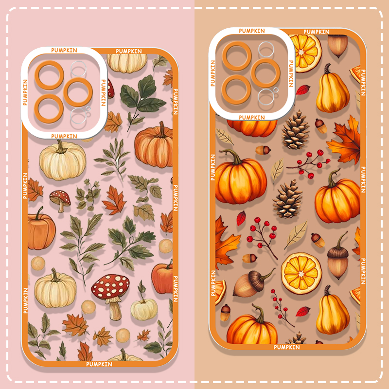Retro Autumn Maple Leaf Pumpki - Phone Cases For Motorola recension och pris