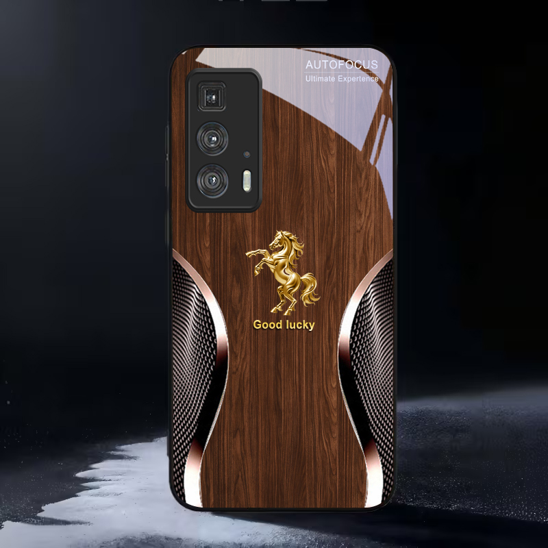 Golden Steed Fortune Black Gla - Phone Cases For Motorola recension och pris
